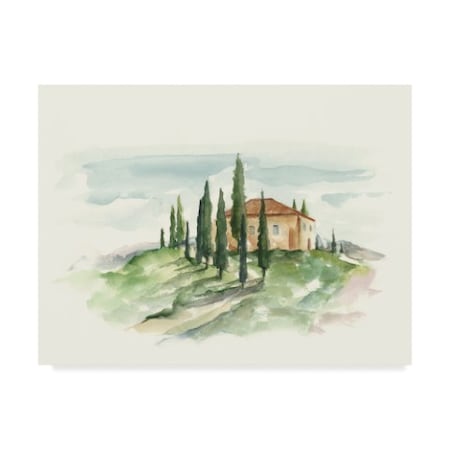 Ethan Harper 'Watercolor Tuscan Villa Ii' Canvas Art,24x32